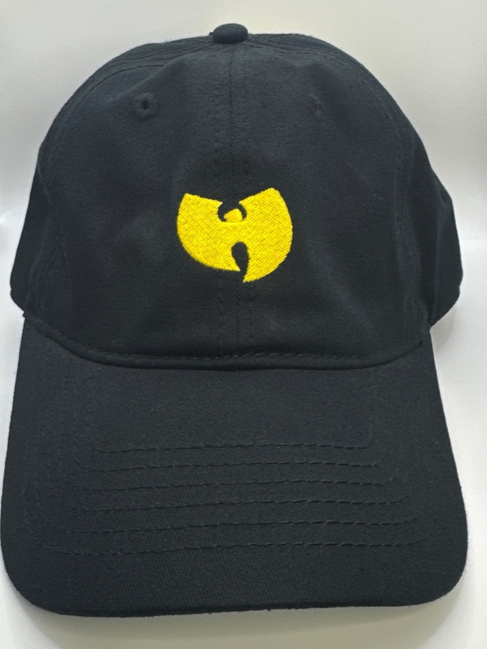 Official Bioworld Wu-Tang Clan Black Yellow Embroidered Dad Hat OSFM